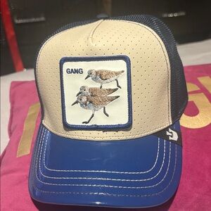 🧢 Blue/Creme Mesh Hat